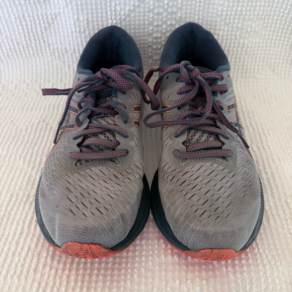 ASICS Gel-Kayano 27 Running Shoes Gray Navy Orange Men’s 8 - Picture 7 of 7